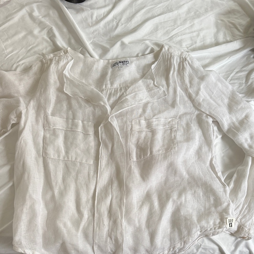Chic White Blouse by [pepito]